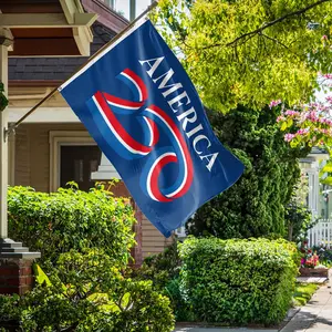 USA America 250 Years Flag #5 | 90*150cm 3x5ft, Polyester Material, No Electricity Required, Patriotic, Decorative Banner, Outdoor Party Decoration