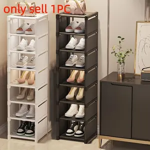 1pc, Multifunctional Shoe Rack, Storage Shelf, Available in Black/White, Dustproof, Heightened and Widened, Fits Large Sizes, Space-Saving, Suitable for Entryway, Living Room, Kitchen, Bathroom, etc., Utility Racks
