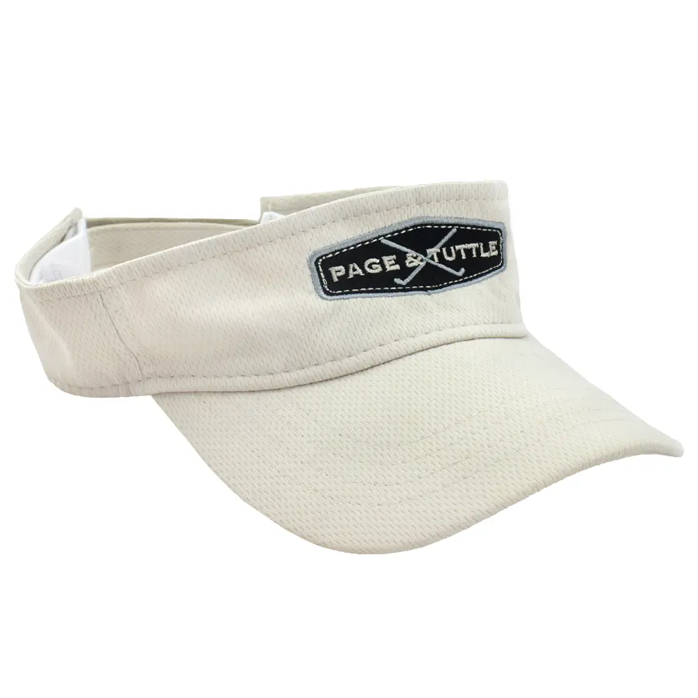 PAGE and TUTTLE Mens Performance Mesh Visor Athletic Athletic Visor - Beige