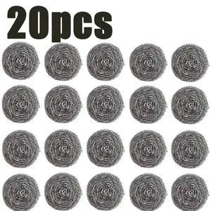 Steel Wool Scrubber Pads for Cleaning Dishes Pans Pots Ovens Grills Sinks Stainless Steel Scrubbers for Kitchen 12 Pack Value Pack Safe Use