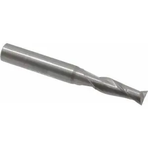 OSG 7mm, 19mm LOC, 8mm Shank Diam, 64mm OAL, 2 Flute, Solid Carbide Square End Mill Single End, Uncoated, Spiral Flute, 30° Helix, Centercutting, Right Hand Cut, Right Hand Flute, Series 402 402-2756
