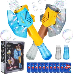 Children's Bubble Machine Gun, Sparkling Bubble Stick Toys, 2-Pack Summer Gifts for Kids, Ideal for Birthday Parties & Backyard Play