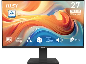 MSI 27 inch Full HD 144Hz IPS 1ms Built-in Speakers FHD Computer Monitor for both work and gaming PRO MP273 E14A