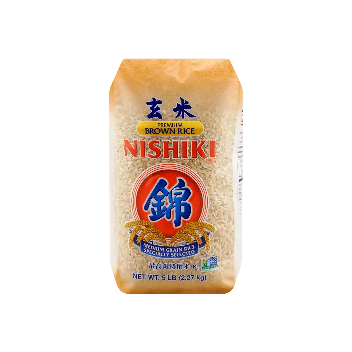 NISHIKI Japanese Brown Rice 2.27kg - Premium Quality Whole Grain Rice
