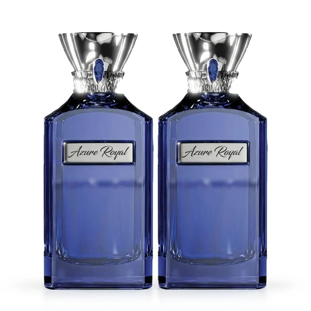 2-Pack Ahmed Al Maghribi Azure Royal Bundle for Unisex 3.4 Oz Extrait De Parfum Spray
