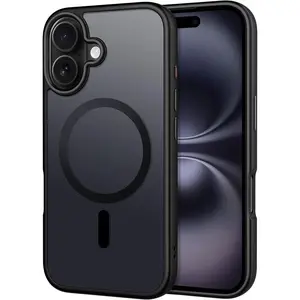 Phone case for iPhone 16 Compatible with MagSafe ,iphone 16 cases Military Grade Anti Drop Protection semi Transparent Matte Shockproof and Anti Fingerprint Phone cases Cute Matte Translucent Anti-Yellowing ﻿ ﻿