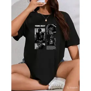 YOUNG JEEZY Tee Shirt Tshirt png Hiphop Rapper RnB Graphic Tee Trap Snowman Thug V40092, for men & women, up to size 5XL