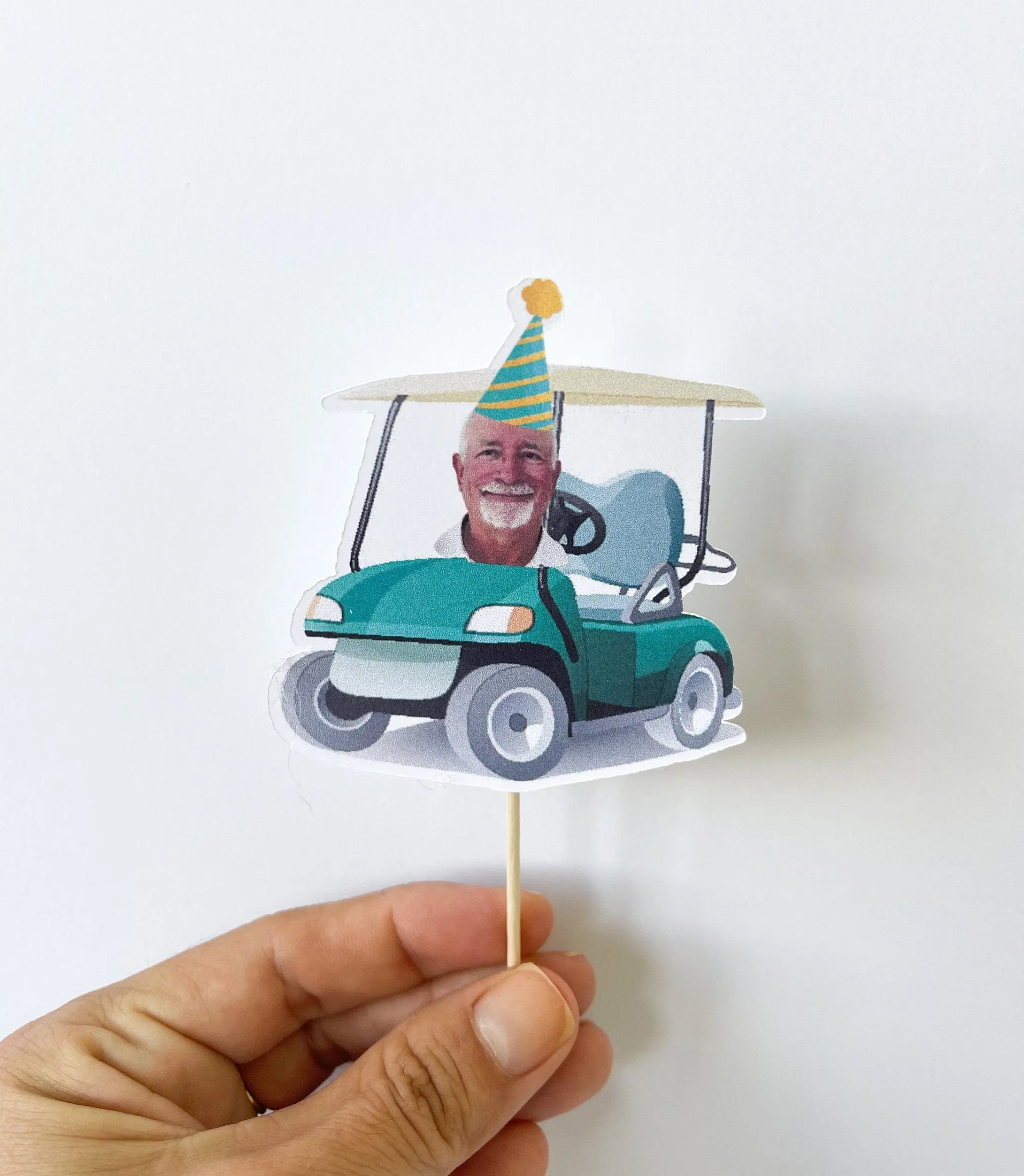 Personalized Golf Cupcake Toppers – Golf Par-Tee Birthday Decor