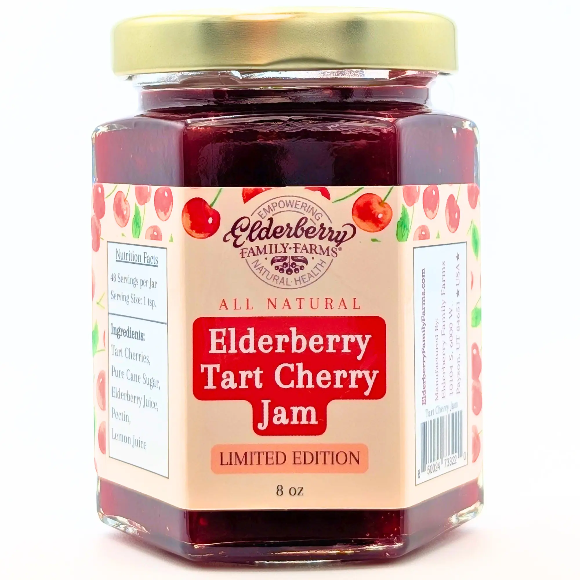 Elderberry Tart Cherry Jam