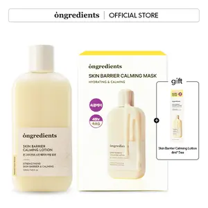 [Ongredients Official Shop] Skin Barrier Calming Lotion & Mask Duo, Korean Skincare routine, Glass Skin, Soothing, Moisturizing