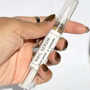 All Natural Nail growth serum- Castor oil. lavender and rose petals- Nail Care- nail growth oil Blend Eucalyptus Nourishing Manicure Fragrance