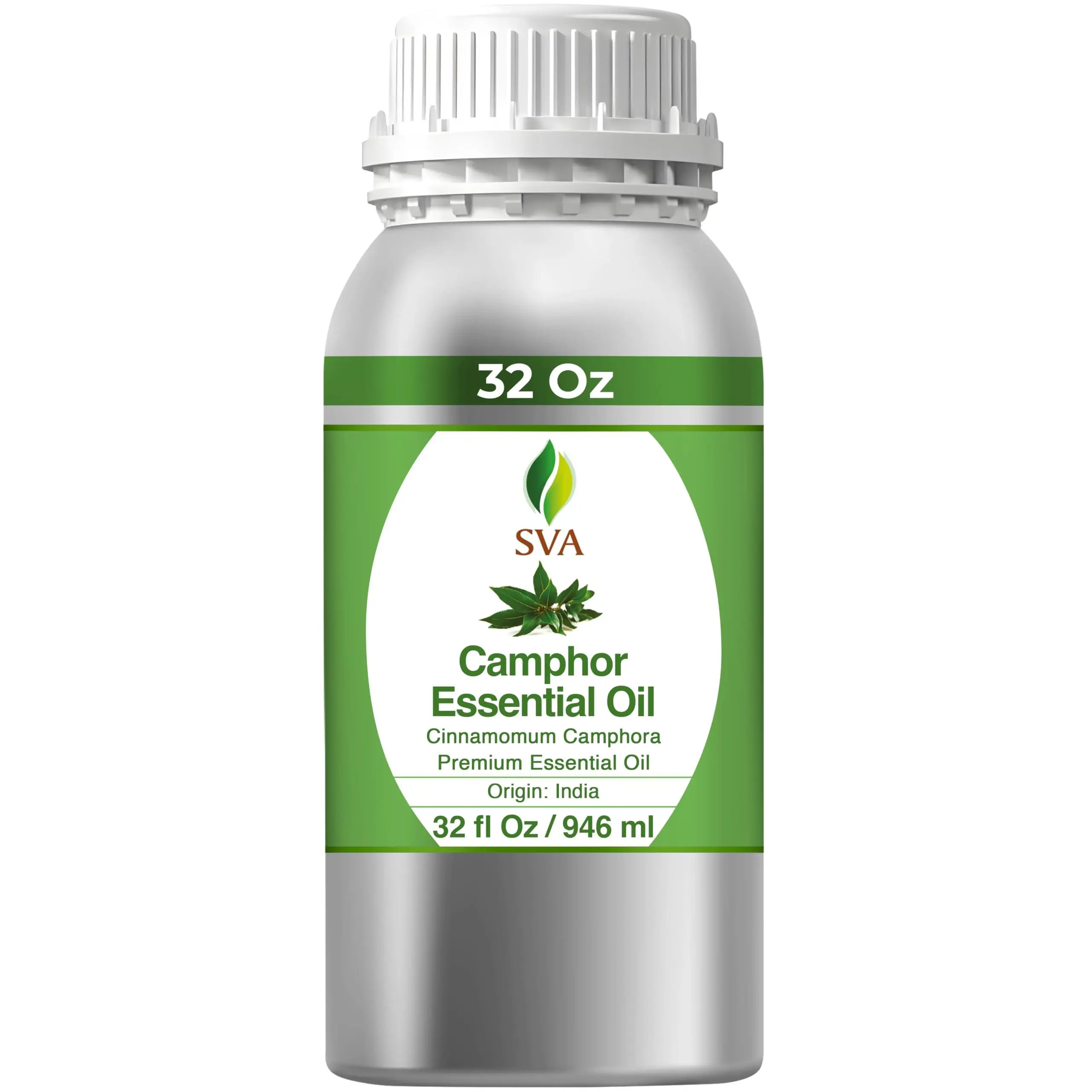 SVA 100% Natural Camphor Essential Oil - 32 Fl Oz Aromatherapy Carrier & Essential Oil for Aromatherapy, Skin Care Treatments, Aromatherapy Carrier & Essential Oils