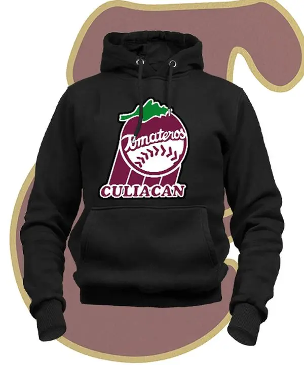 Men's Classic Casual Cotton Graphic Black Hoodie - Tomateros de Culiacan Unisex Hoodie