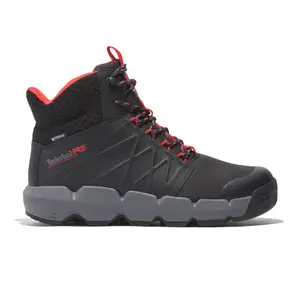 Timberland PRO Mens Morphix Outdoor 6 Inch Waterproof Composite Toe  Work/Duty - Black