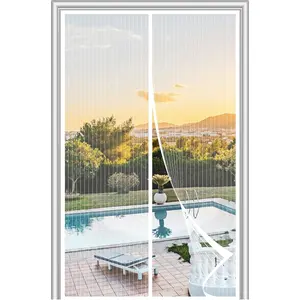 Screen Door Mesh 40" x 84" - Fits 38" x 82" Door Size, Works for, Door, Keeps Bug Out, Fresh, White
