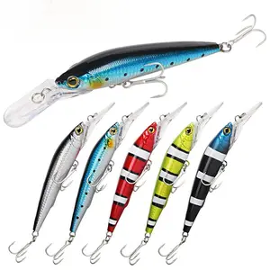 🎣Lifelike Minnow Fishing Lures | Deep Diving Crankbaits with Sharp Hooks | Realistic Baitfish Action for Bass/Pike | Fresh/Saltwater Fishing Tackle | Catch More Fish Today!