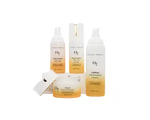 Organic Therapy Glow Therapy Kit - Includes Triple Hydrating Serum, Mineral Defense , Daily Resurfacing Cleanser & Probiotic Moisturizer