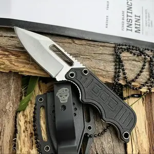 Fixed Knife Handle Lightweight Mini Pocket EDC Neck Chain Multi Tools
