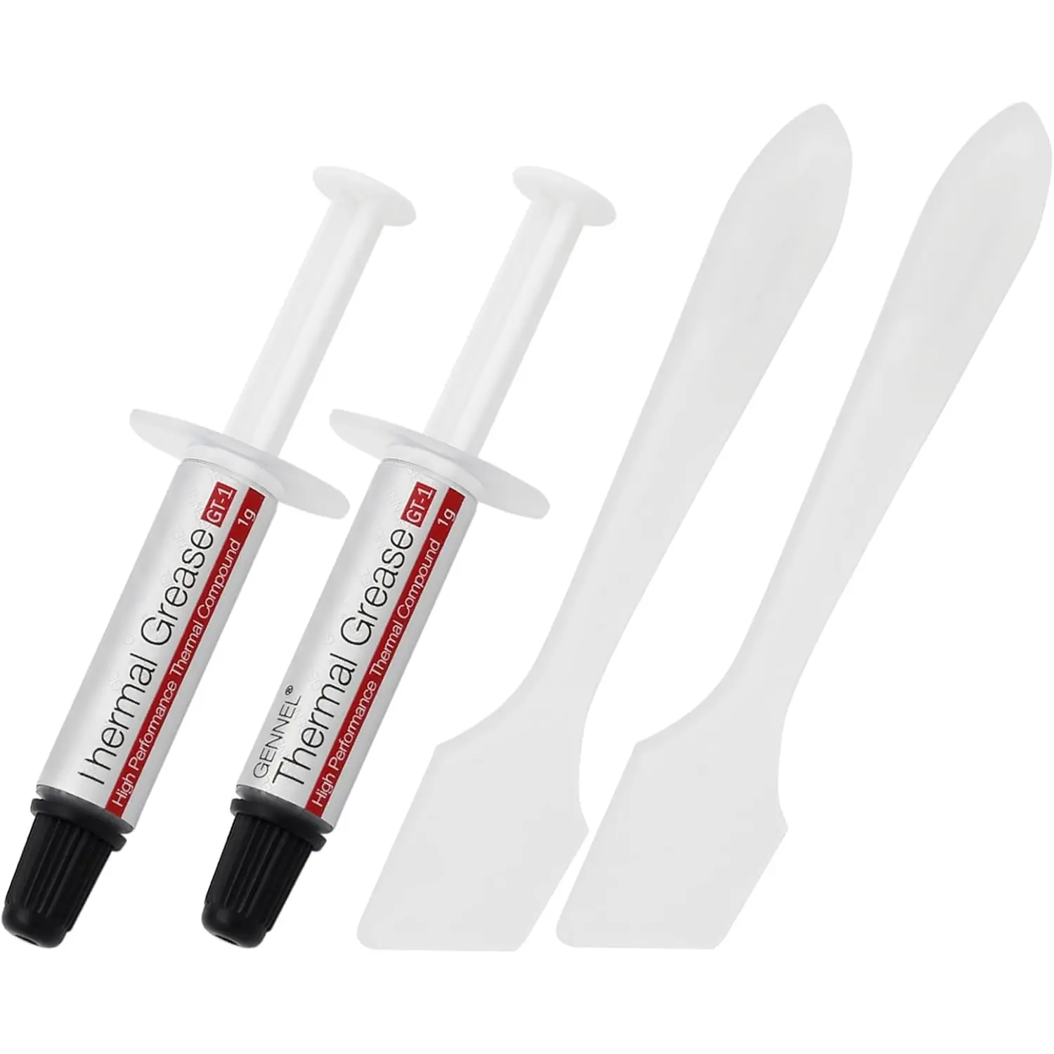 2-Pack GT-1  CPU Thermal Paste (1g*2), High Performance Thermal Compound Paste, Heat Sink Compound, Ultra-Low Thermal Impedance Thermal  for CPU/PS4/PS5/PC/GPU Coolers
