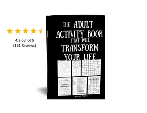 55 Fun Adult and Teen Activities Book, Adult Games: Coloring, Spot Difference, Dot-to-Dot, Number Games, Word Games, Hidden Image, Sudoku