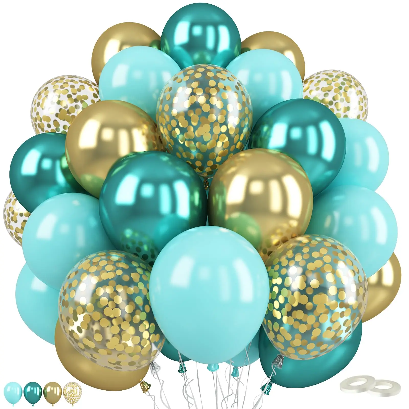 Teal Balloons