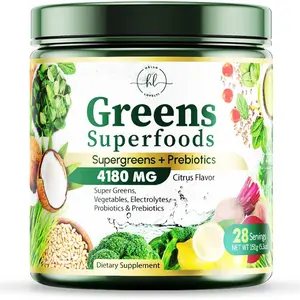 Organic Greens Blend Super Greens Powder for Natural Energy Digestive Balance Detox Support and Daily Nutrient Boost