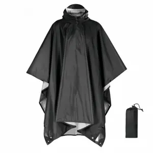Unisex Eva Waterproof Rainproof Raincoat, Long Hooded Rain Jacket, Full Body Cover, Stylish and Cool, Perfect for Stroll in the Rain, Reusable Outdoor Emergency Rainwear