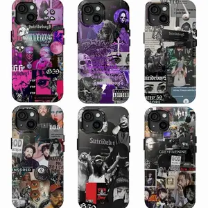 GreyDay59 Suicideboys Rap Music Hip Hop Artist Merch Tough Phone Case. Edgy Streetwear Aesthetic Heavy Duty Shockproof Protective Smartphone ,Suitable for iPhone 17/16/15/14/13/12/11 Pro Max/Plusand Samsung Galaxy S23-25,