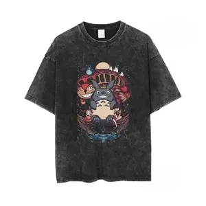 valentine shirts  Anime My Neighbor Totoro Washed T-shirt, Vintage Anime Shirt, Graphic Anime Unisex Shirt, Gift for him, Gift for her