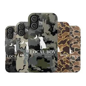 LocalBoy Tough Phone Case, KUIU Pattern Hunting Camouflage, iP 17/16/15/14/13/12/11/X/8 Pro Max Plus Mini Accessories