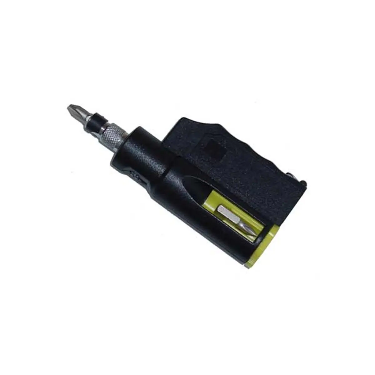 Barjan 0765 Lighted Multi-Ratchet Screwdriver - 5" Long, Magnetic, Positive Ratchet Control, DIY Hand Tool for Tools & Hardware Applications, With Lights