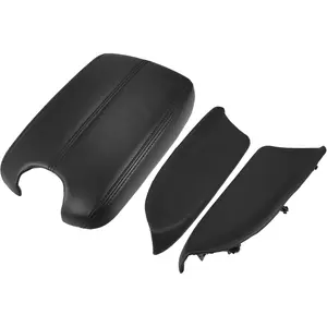 1 Set Car Center Console Cover Front Door Panels Armrest Replacement for Honda Accord 2008 2009 2010 2011 2012 Black
