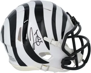 Joe Burrow Cincinnati Bengals Autographed Riddell 2022 White Alternate Speed Mini Helmet - Fanatics Authentic Certified