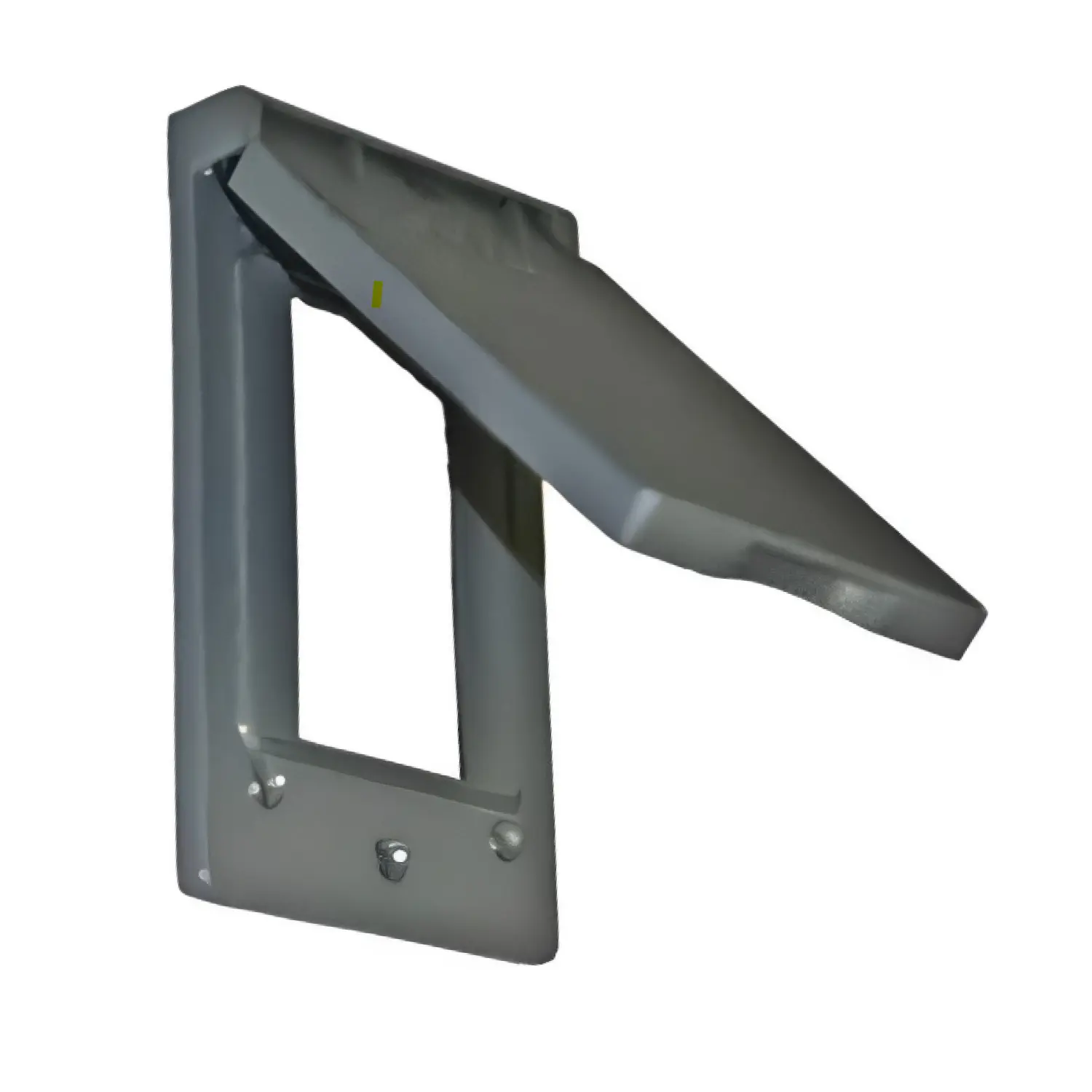 Orbit 1C-GV 1-Gang Zinc Die-Cast Weatherproof Electrical Box Cover, Gray Power Outlet Panel with Gasket, Corrosion Resistance, Vertical Mount for GFCI Safety Outlets Sockets & Plug Sockets