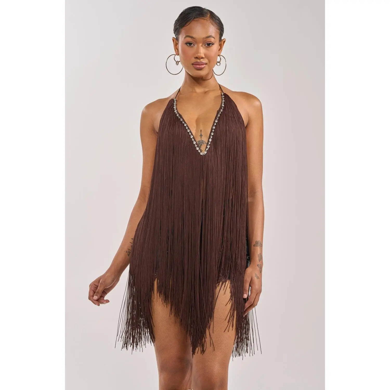 SWEPT AWAY FRINGE TOP