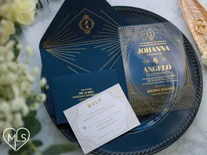 Custom Acrylic Invitations + Premium Envelope Sets | Perfect for Weddings, Birthdays & Special Events | My Lovely Store