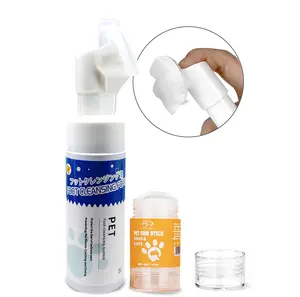 Bellepaws No-Rinse Paw Cleaner for Dogs & Cats – 99% Antibacterial Foaming Wash with Silicone Brush – Plant-Based & Gentle, 150ml