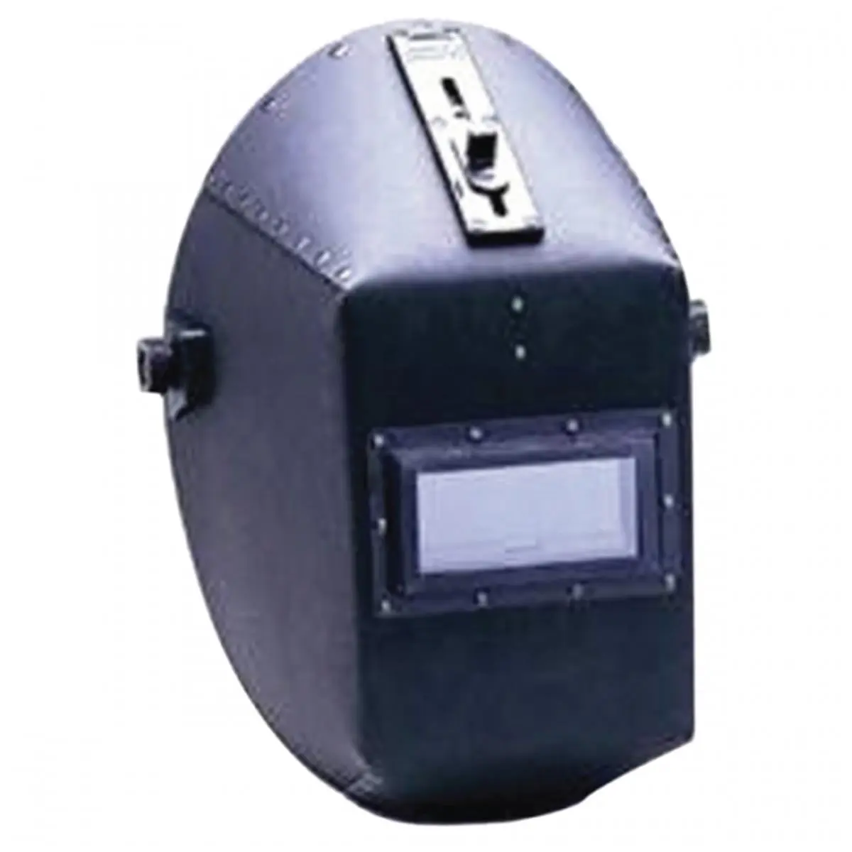 212 MAIN Lightweight Vulcanized Welding Helmet - Huntsman 138-14532 Model, 2x4.25 in 490P Type Quick Slide Holder, 117A Head Gear, Black