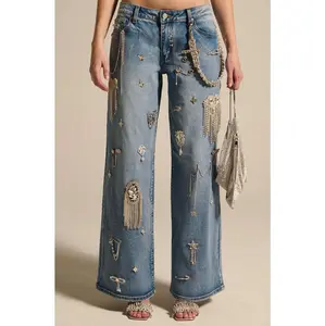 THE BEST ONE YET RELAXED FIT BLING DENIM JEANS