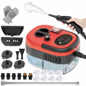 [PrideMonthCleaning] 2500W Steam Cleaner for Home & Car-Portable Handheld Steamer for Cleaning with 6-Level, 30s Heat-Up, Large Tank, 14/23 Accessories - Clean Grease, Grout, Tile, Floor, Couch, Dirt, Furniture