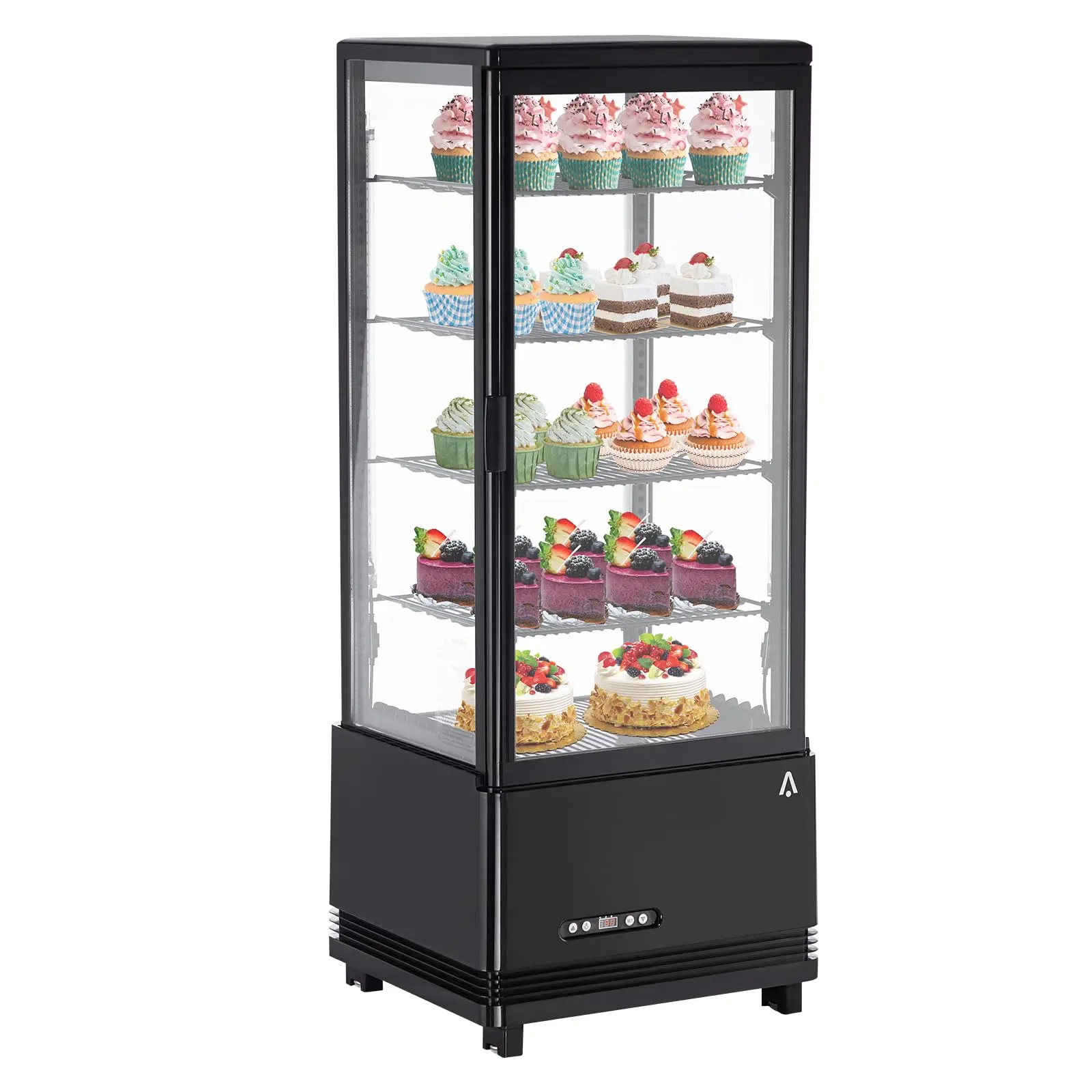 GARVEE 3.46 cu.ft. Beverage Cooler with LED Light - Stylish Countertop Design for Home, Office, Gym, and Cafe, Perfect for Keeping Your Beverages Chilled and Easily Accessible in Any Setting.