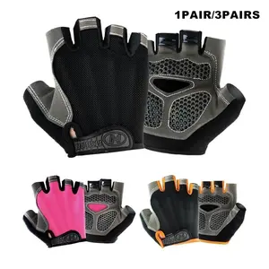 Touchscreen Elastic Comfort Anti-Slip Wear-Resistant Sports Gloves Half Finger, Unisex Cycling Off-Road Fitness Gloves, Fitness Accessories
