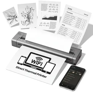 Phomemo G100 Pro Direct Thermal Portable Printer – Ultra-Fast 100mm/s, Built-in WiFi Hotspot, Seamless Mobile & Laptop Printing, Supports A4/B5/A5/Letter, Ultra-Light 595g