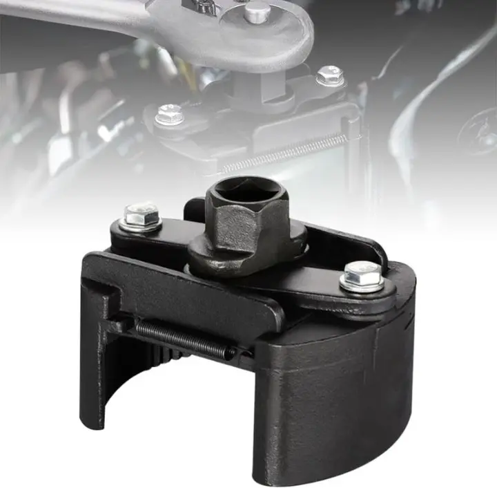 Adjustable Oil Filter Wrench New Update Oil Filter Removal Tool, Universal Oil Filter Removal Tool Fit For Small Medium-Sized Spin-On Filter