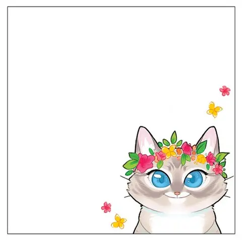 Princess Cecily White Sticky Note Pad