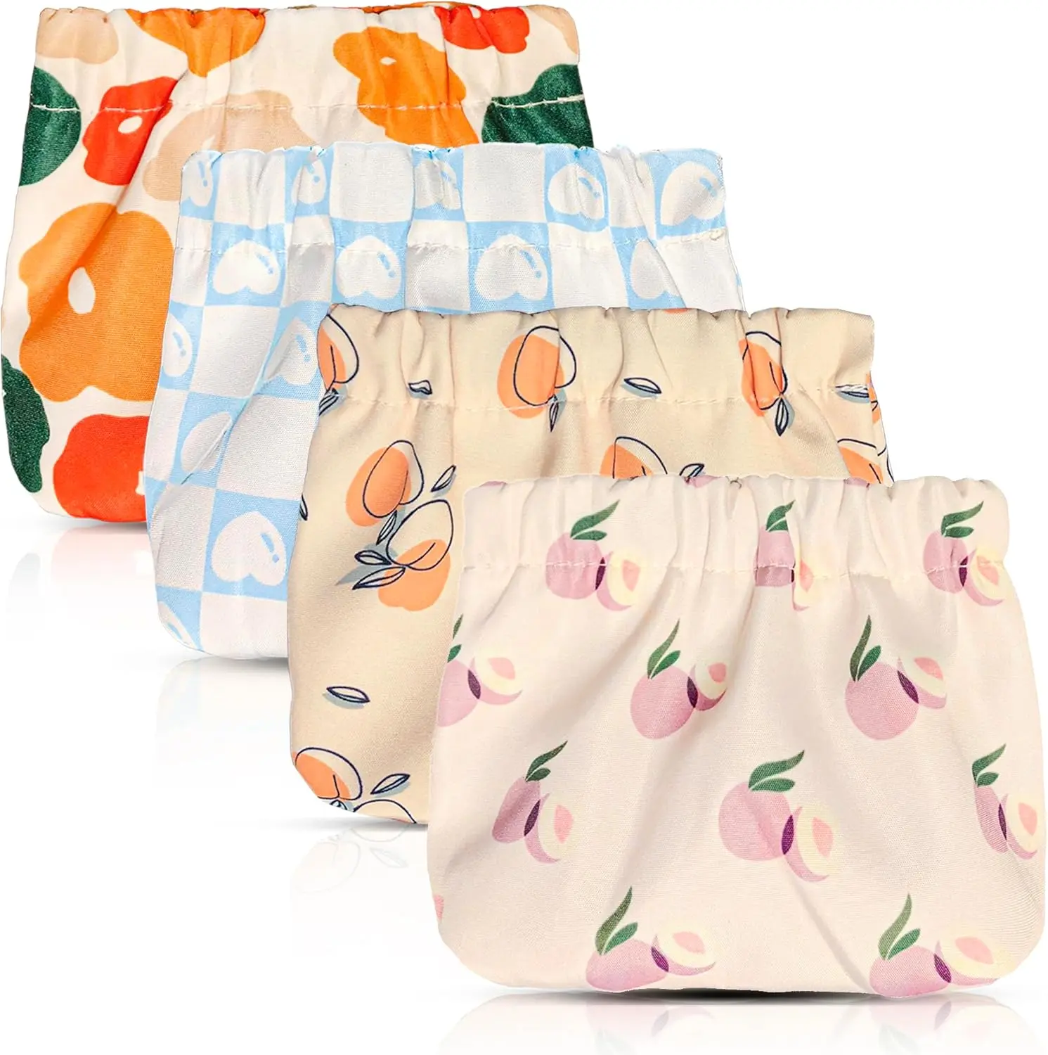 Mini Makeup Bag for Purse - 4 count  Bags for Women,  Travel Bag, Lipstick Organizer