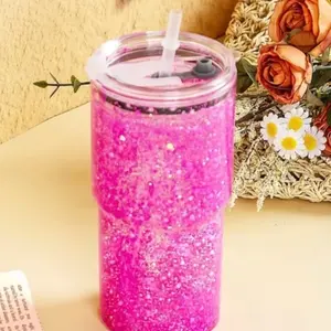 18 oz snowglobe tumbler