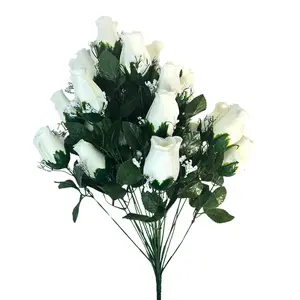 Rose Bud Bush (23.5”) x 24 Cream | CZE