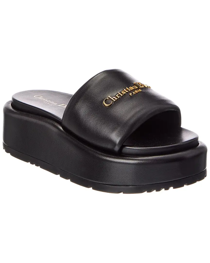 Dior D-Lane Leather Sandal