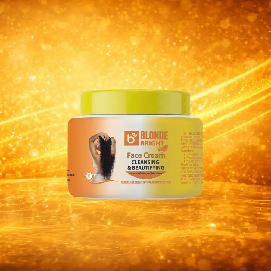 BlondeBright Face Cream Moisturizer, Daily Facial Care, 135 mL